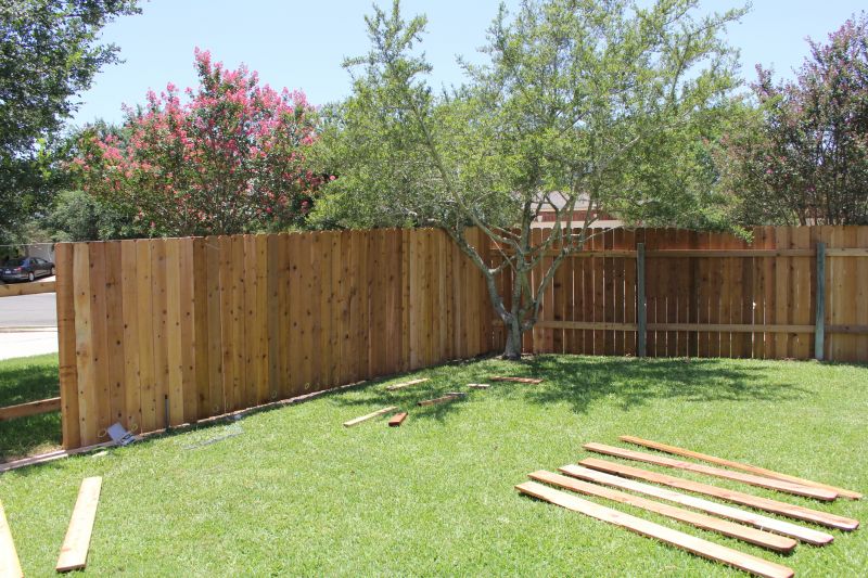 Redwood Fence Repair